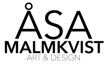 Logotyp till Åsa Malmkvist Art & Design webbsida 2025